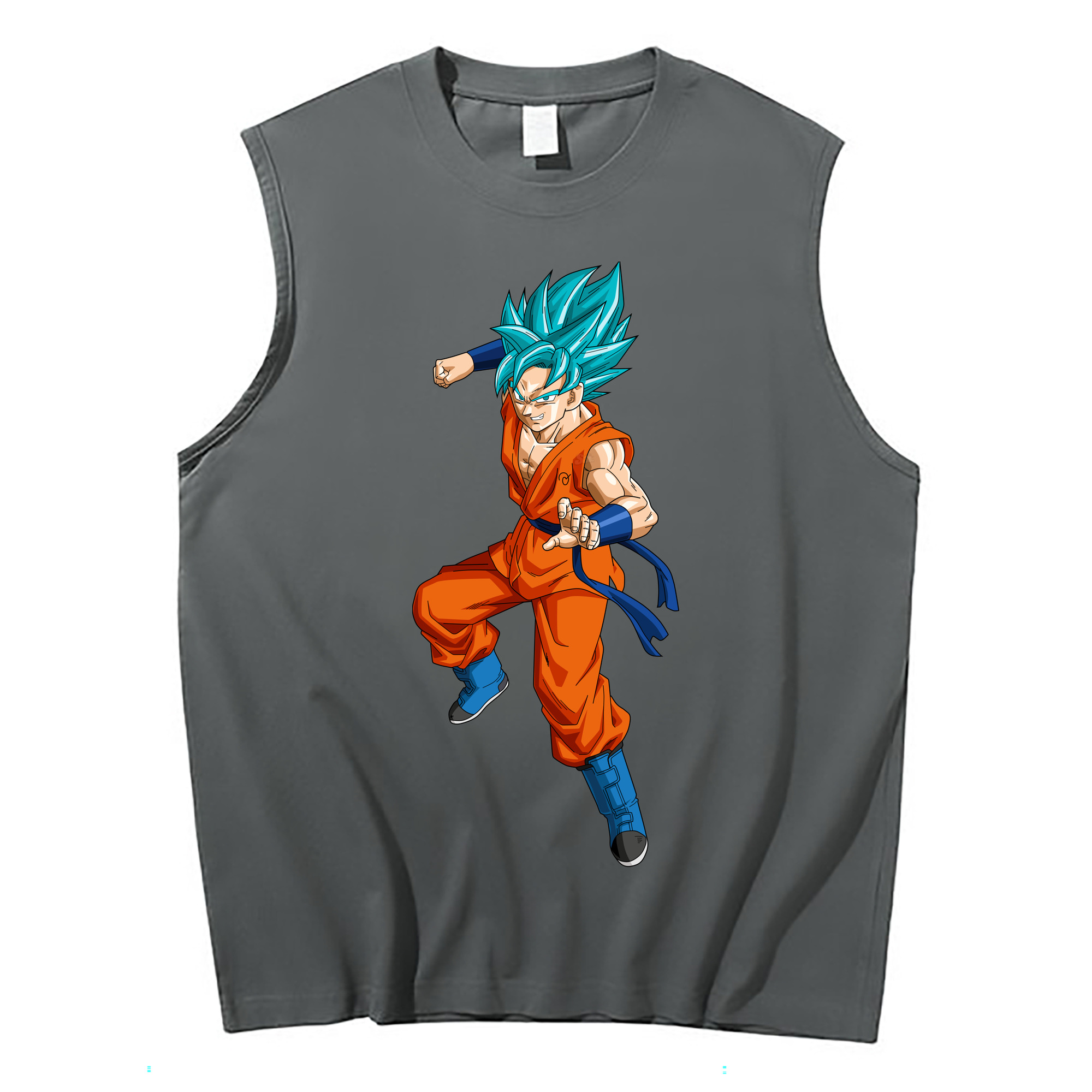 （画像用） ドラゴンボール ベジット DRAGON BALL Vegetto コットン100％タンクトップ（フロントプリント）